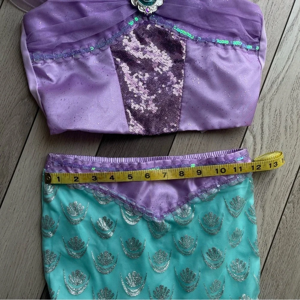 Mermaid Princess Disney Store Kids Costume - Purple and Green